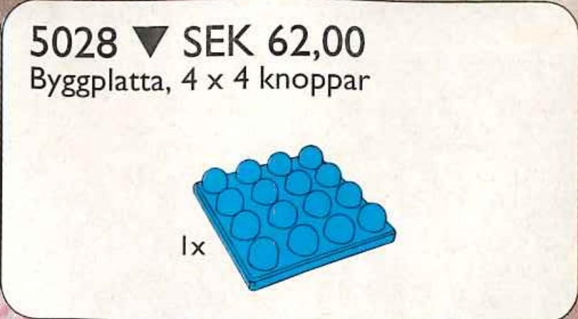LEGO Plate 4 x 4 (5028)
