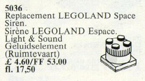 LEGO Space Siren, 2 x 2 (5036)