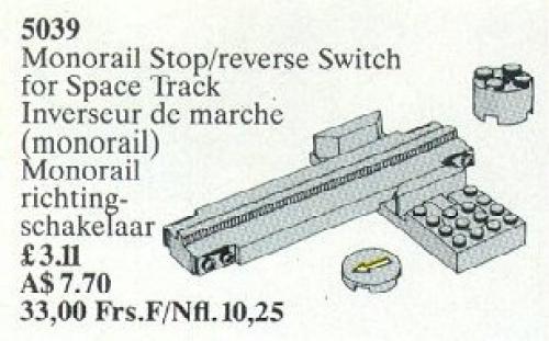 LEGO Monorail Stop / Reverse Switch (5039)