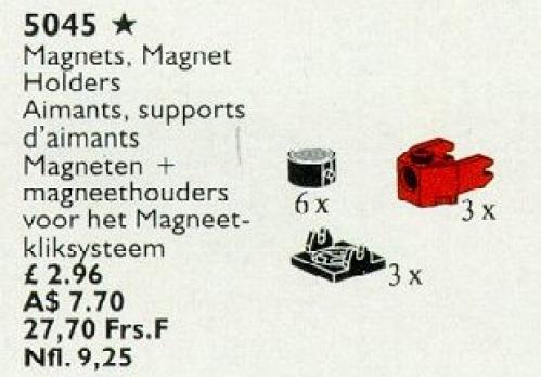 LEGO Magnets, Magnet Holders (5045)