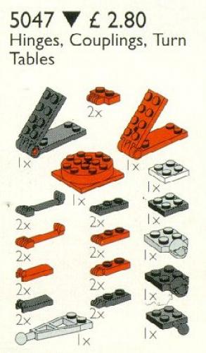 LEGO Hinges, Couplings, Turntables (5047)