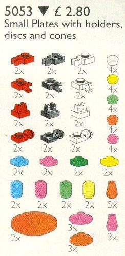 LEGO Small Plates with Tool Holders, Disks, Cones (5053)