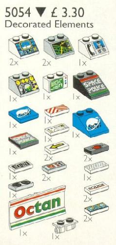 LEGO Decorated Elements (5054)