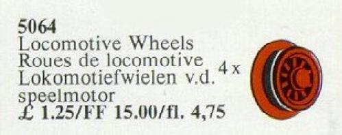 LEGO Locomotive Wheels (5064)