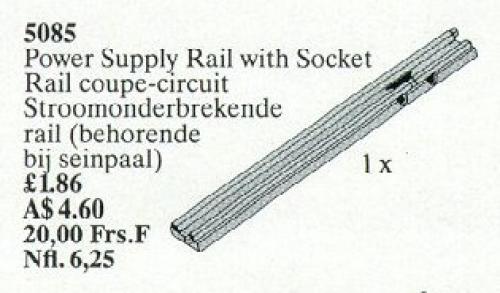 LEGO Power Supply Rail with Socket (5085)