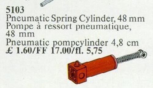 LEGO Pneumatic Spring Cylinder, 48 mm (5103)
