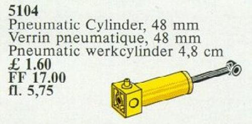 LEGO Pneumatic Cylinder, 48 mm (5104)