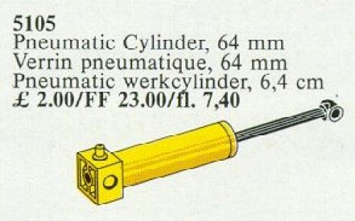 LEGO Pneumatic Cylinder, 64 mm (5105)