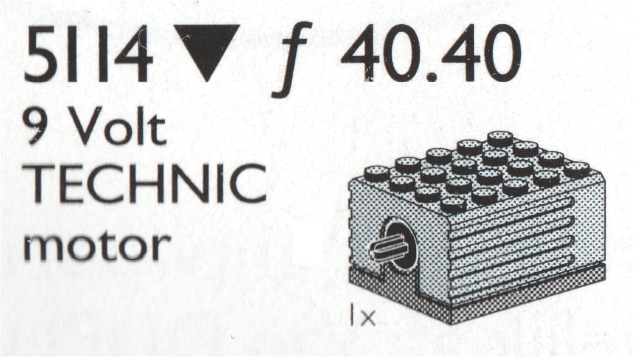 LEGO Extra 9 Volt Motor (5114)