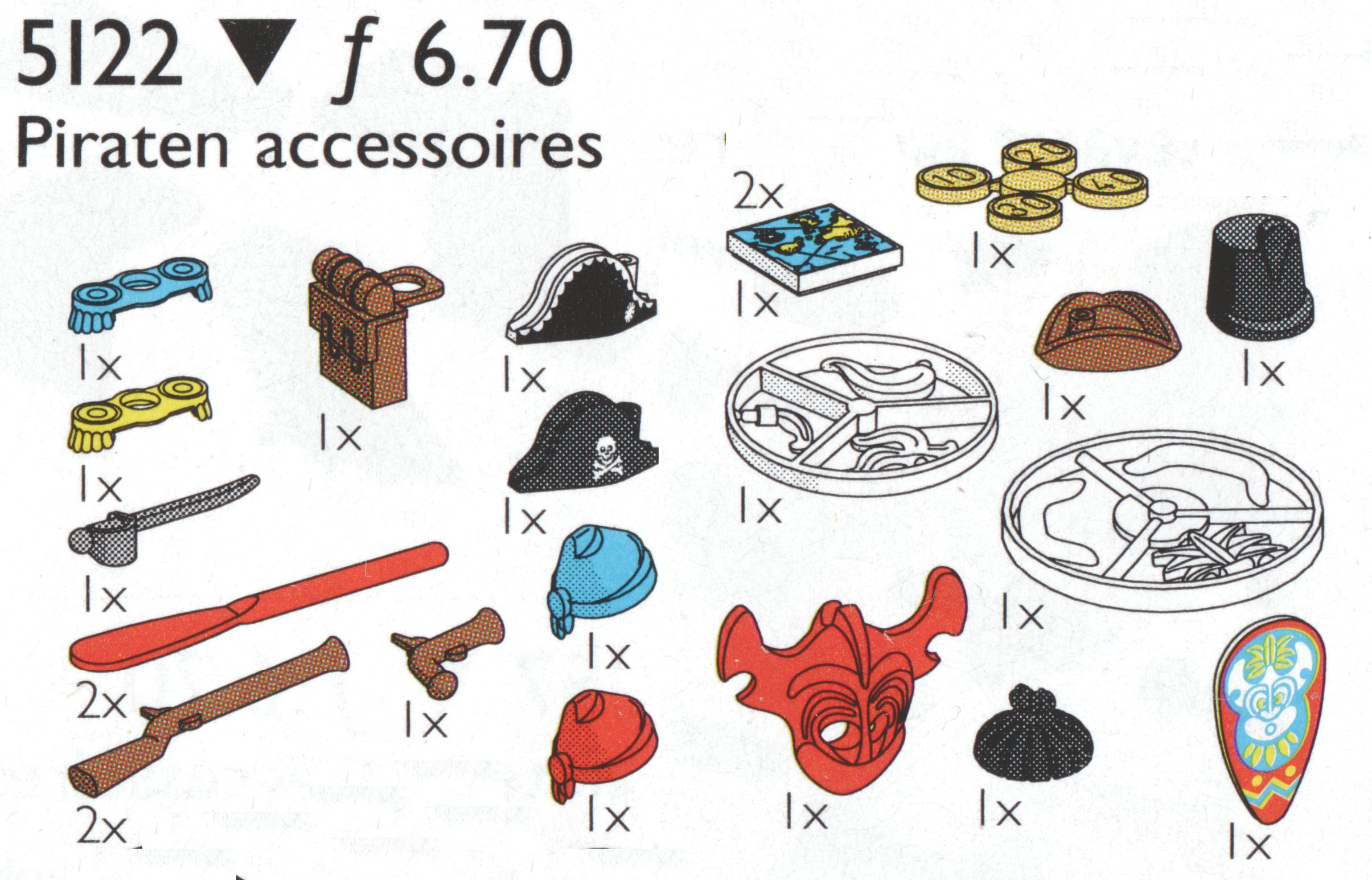 LEGO Pirate Accessories (5122)