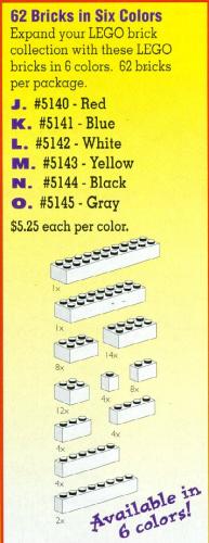 LEGO Bricks, White (5142)