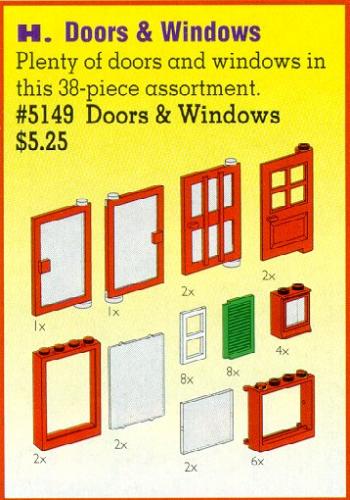 LEGO Doors and Windows (5149)