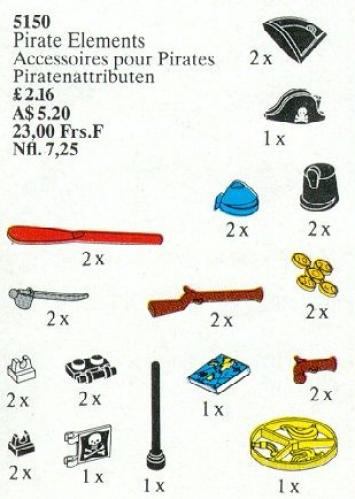 LEGO Pirate Elements (5150)