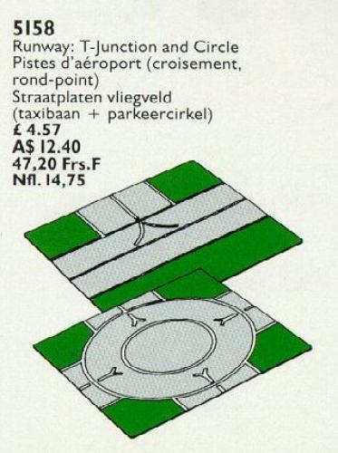 LEGO T-Junction, Circle Plates (5158)