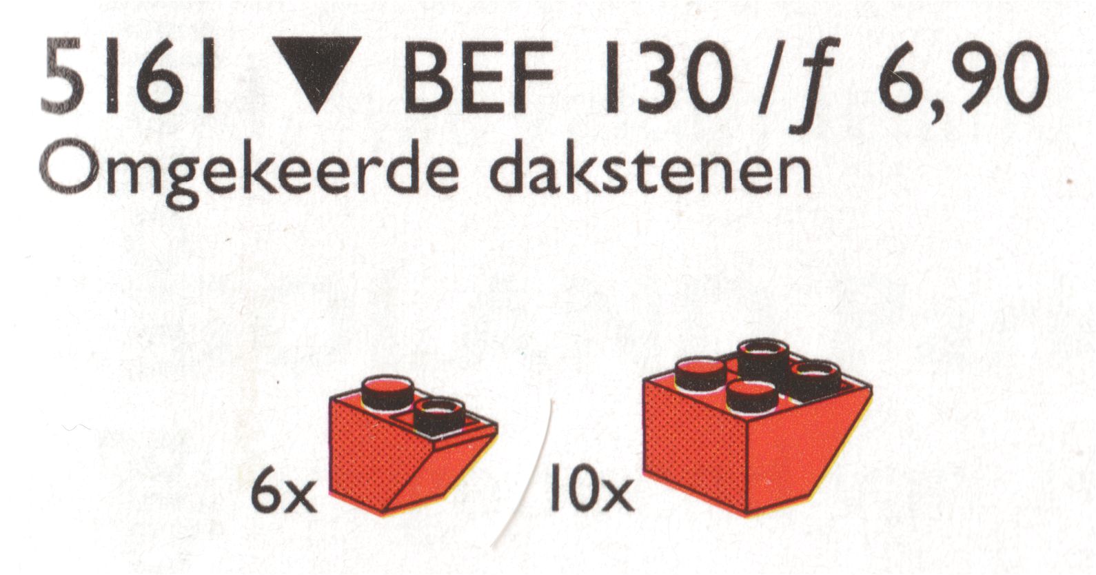 LEGO Inverted Slope Bricks (5161)