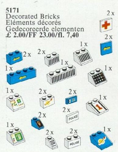 LEGO Decorated Elements (5171)