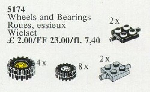 LEGO Wheels and Bearings (5174)
