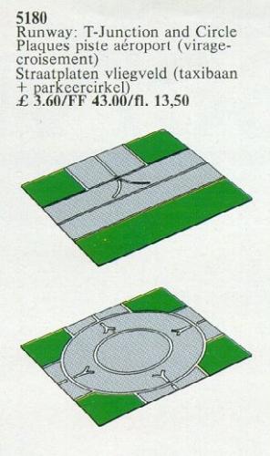 LEGO T-Junction, Circle (Airport) (5180)
