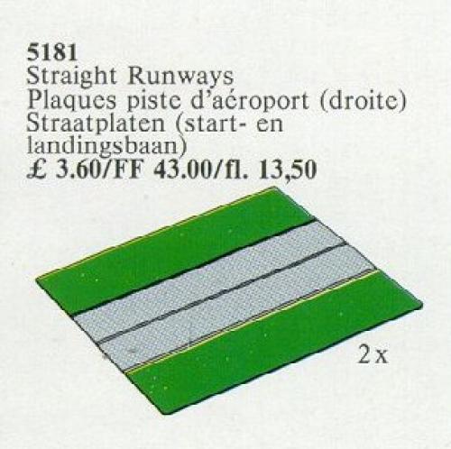 LEGO Runways, Straight (Airport) (5181)