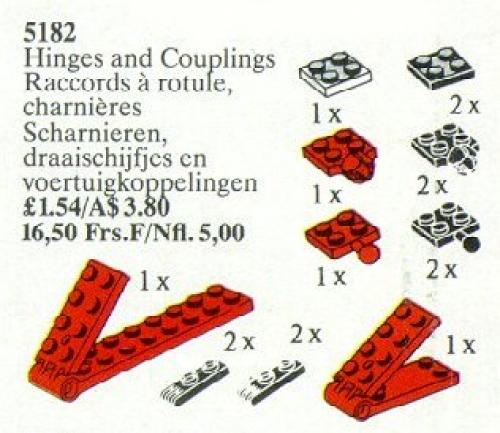 LEGO Hinges and Couplings (5182)