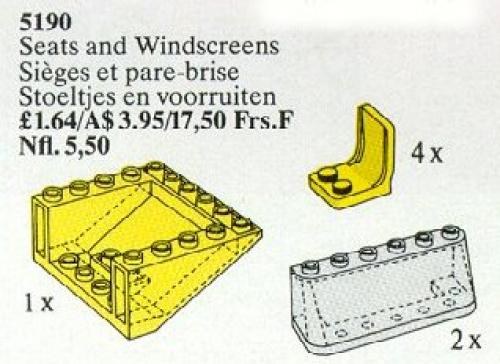 LEGO Seats and Windscreens (5190)