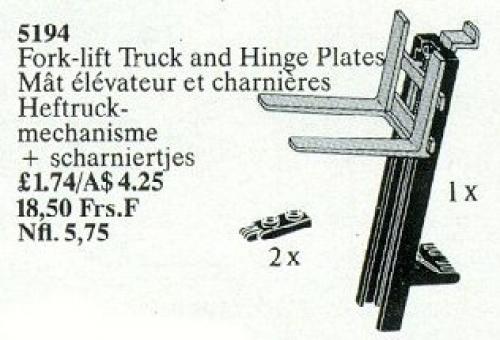 LEGO Hinge Plate, Fork-Lift (5194)
