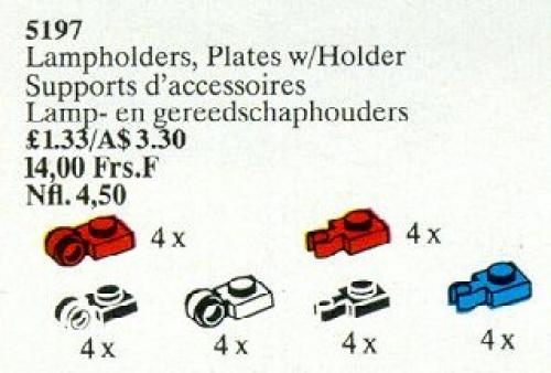 LEGO Lampholders, Plate with Holders (5197)