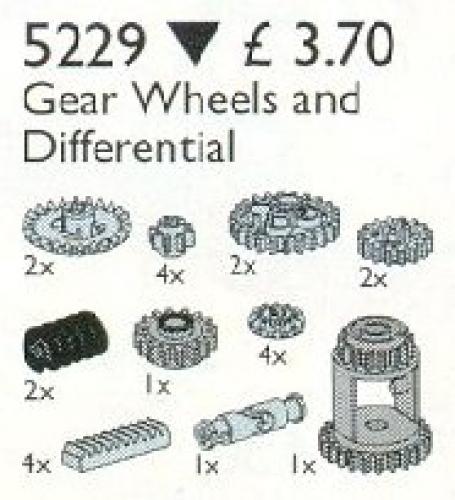 LEGO Gears & Differentials (5229)
