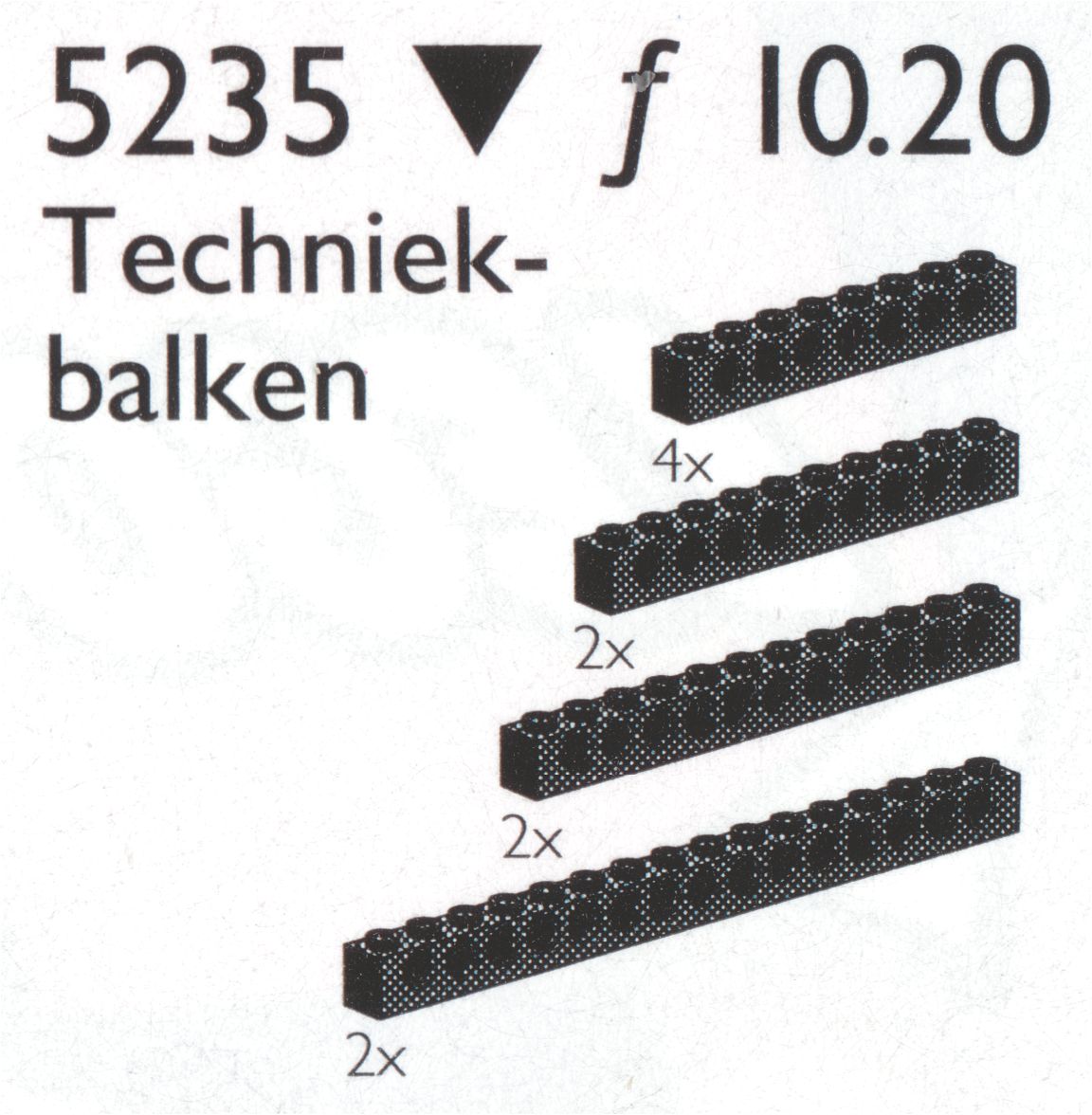 LEGO Large Beams with Holes (5235)