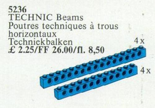 LEGO TECHNIC Beams [Blue] (5236)