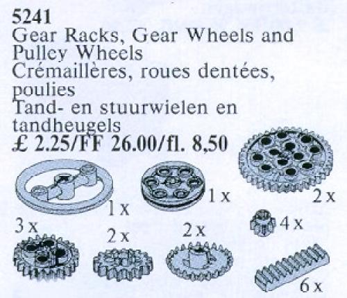 LEGO Gear Wheel Assortment (5241)