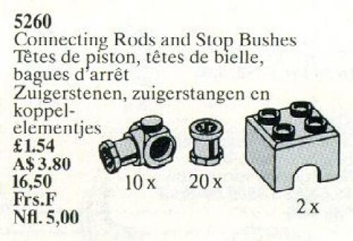 LEGO Connecting Rods and Stop Bushes (5260)