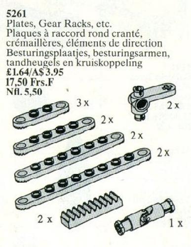 LEGO Plates, Gear Racks, etc. (5261)