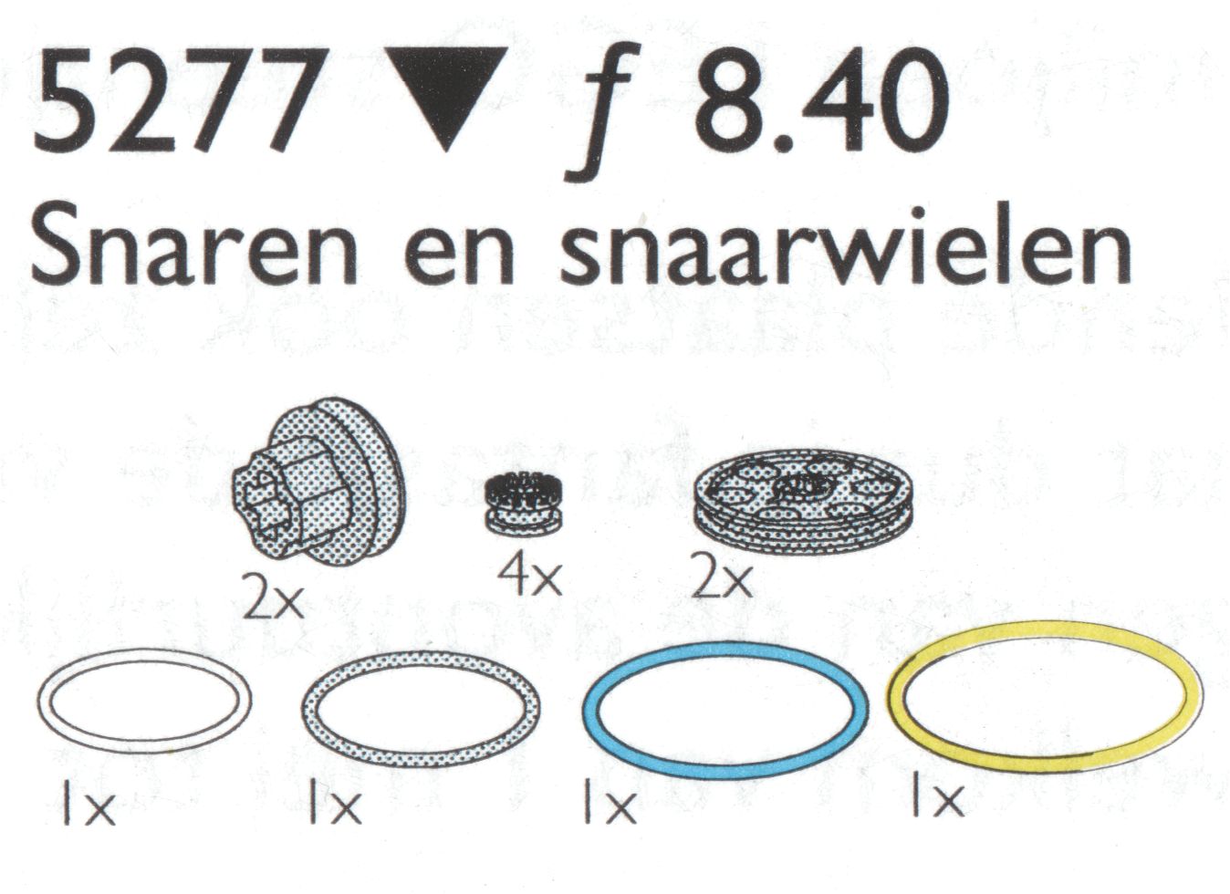LEGO Pulleys & V-Belts (5277)