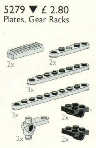LEGO Plates, Gear Racks (5279)