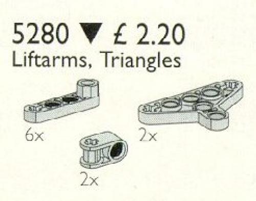 LEGO Liftarms & Triangles / Liftarms, Triangles (5280)