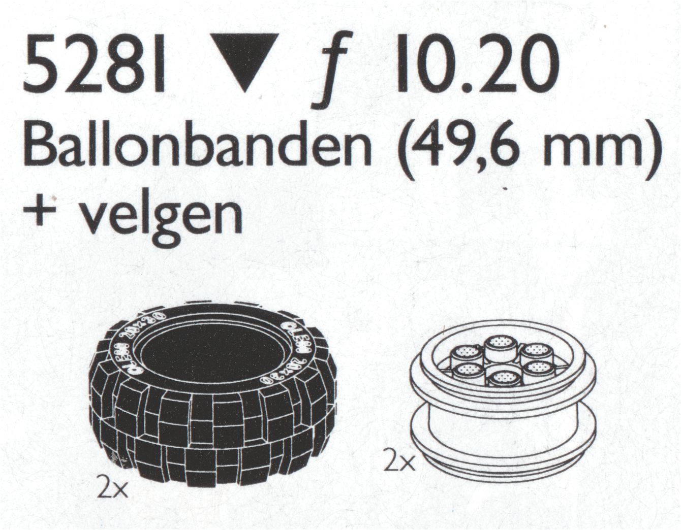 LEGO Balloon Tires Medium (5281)