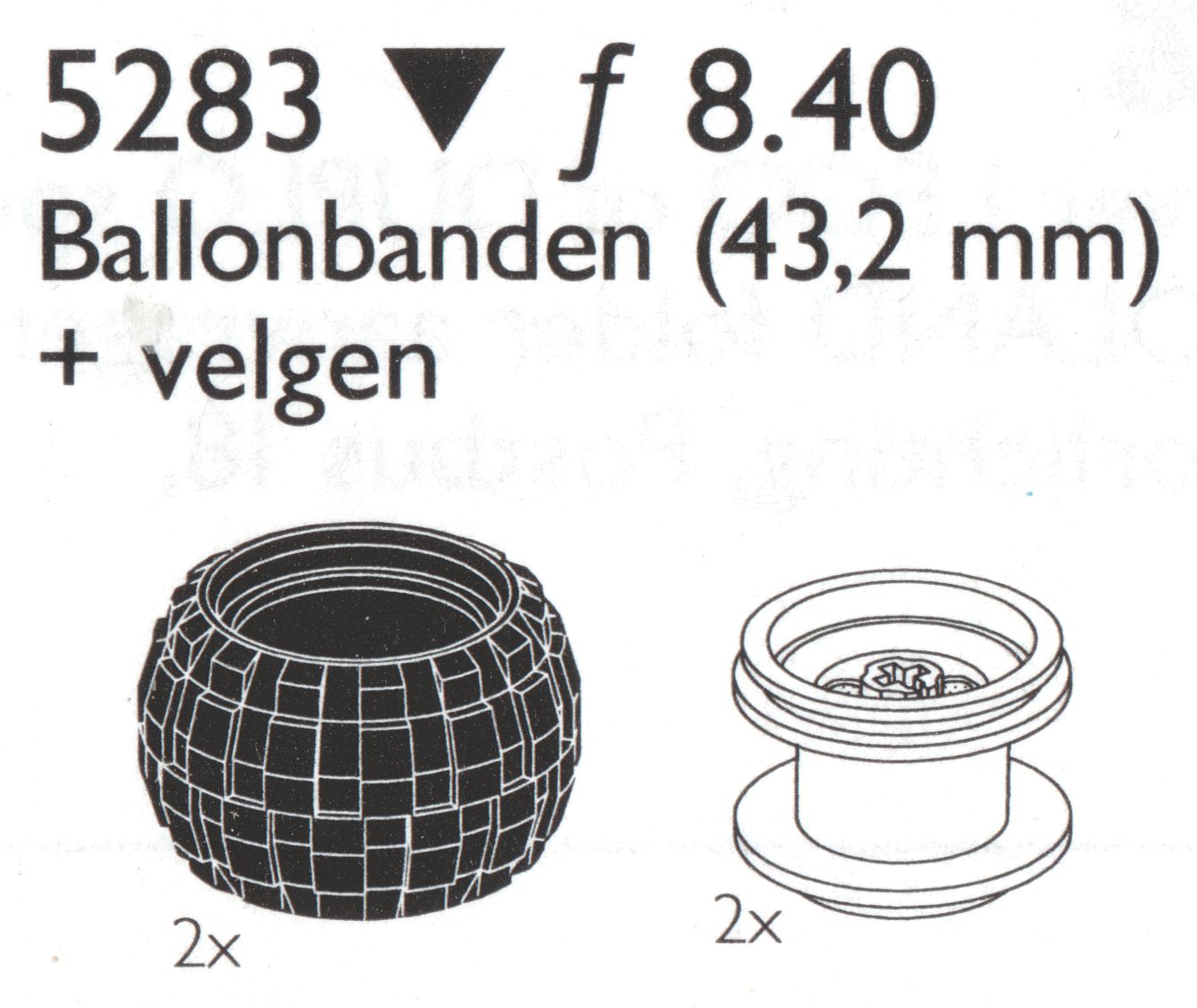 LEGO Balloon Tires Small (5283)