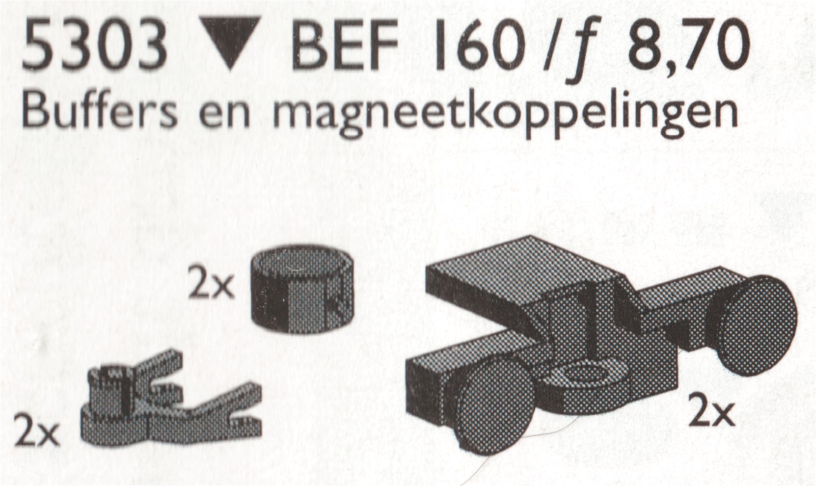 LEGO Buffers, Magnets & Couplers (5303)