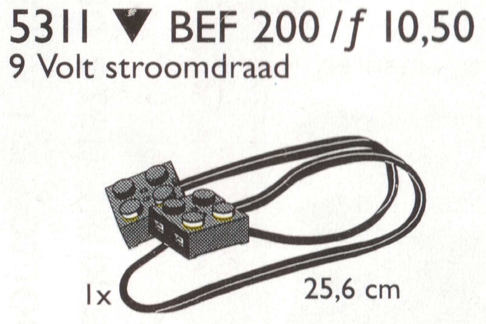 LEGO 9V Wires (25.6 cm) (5311)