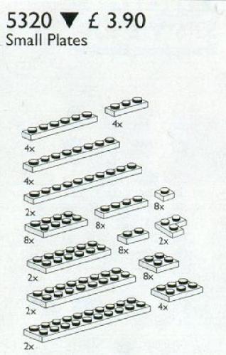 LEGO Plates, Small (5320)