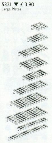 LEGO Large Plates (5321)