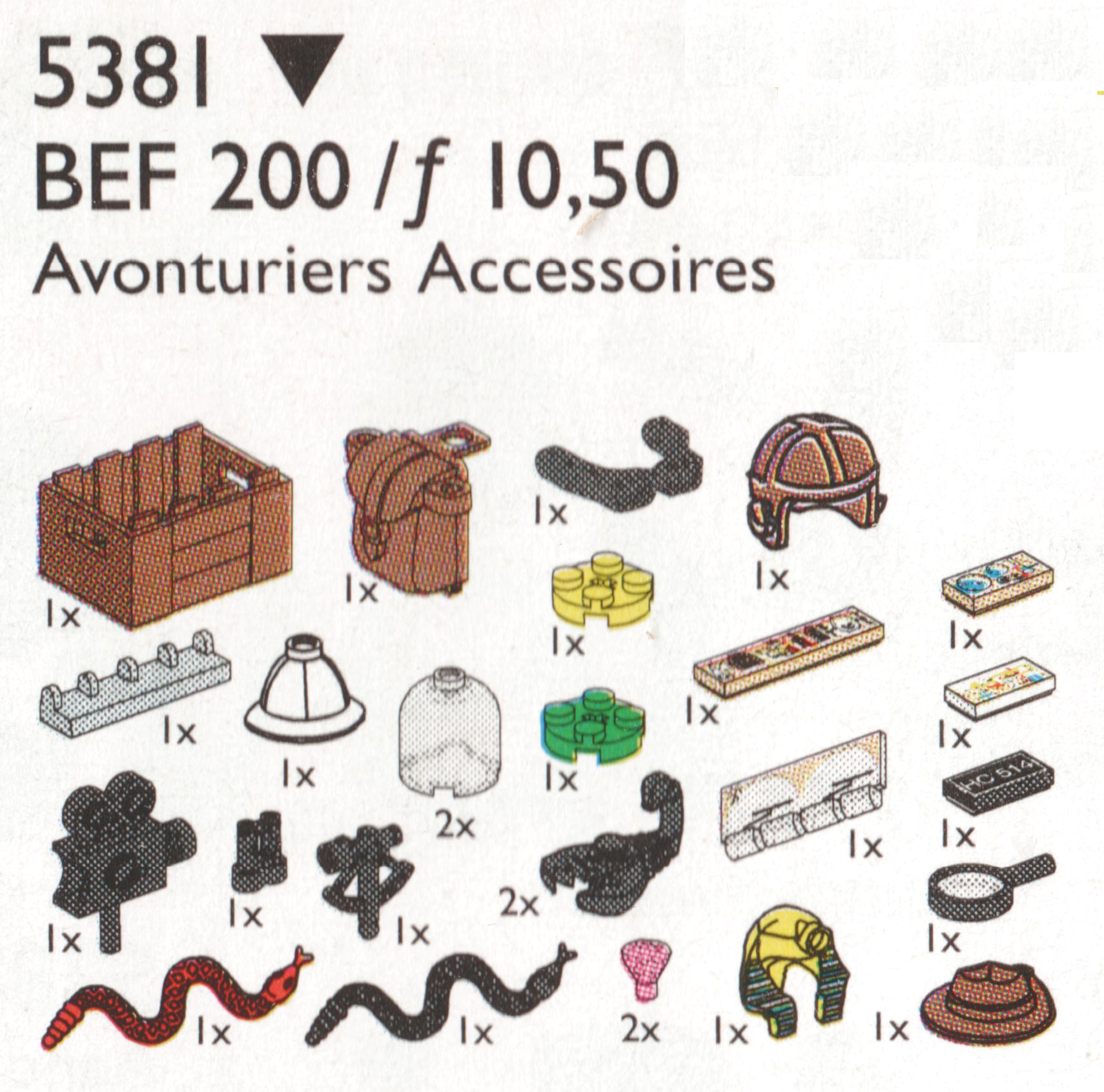 LEGO Adventurer's Accessories (5381)