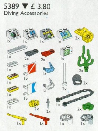 LEGO Diving Accessories (5389)