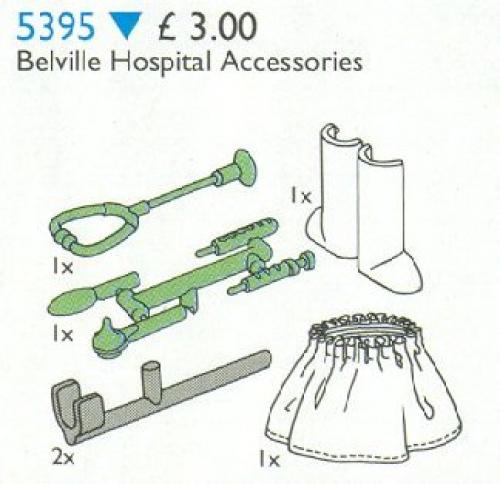 LEGO Belville Hospital Accessories (5395)