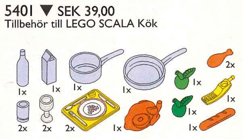 LEGO Kitchen Accessories (5401)
