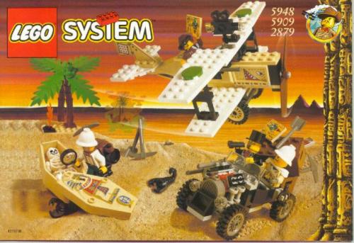 LEGO Treasure Raiders set with Mummy Storage Container (5909)