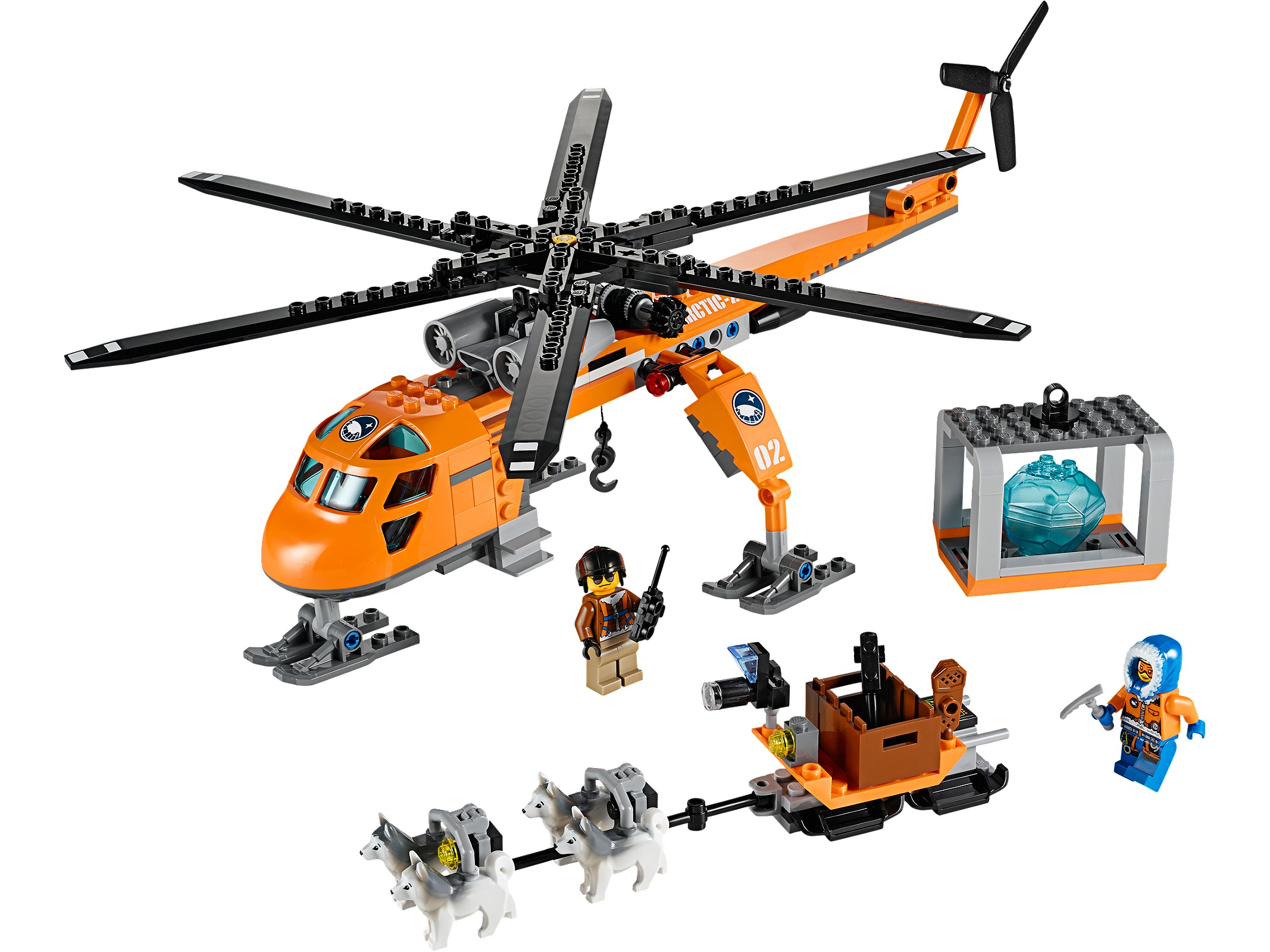 LEGO Helicóptero Grúa Ártico (60034)