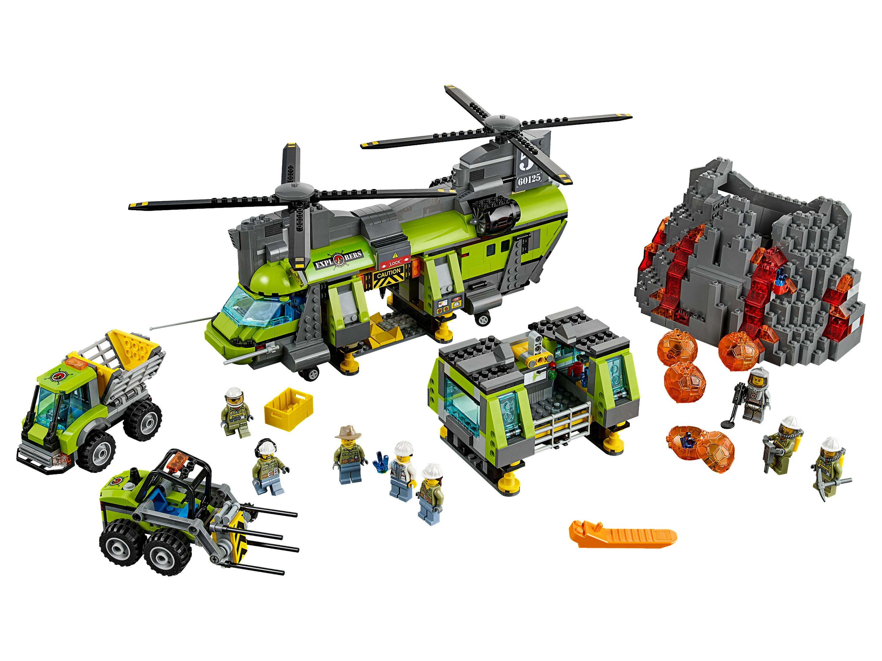 LEGO Volcán: Helicóptero de transporte pesado (60125)