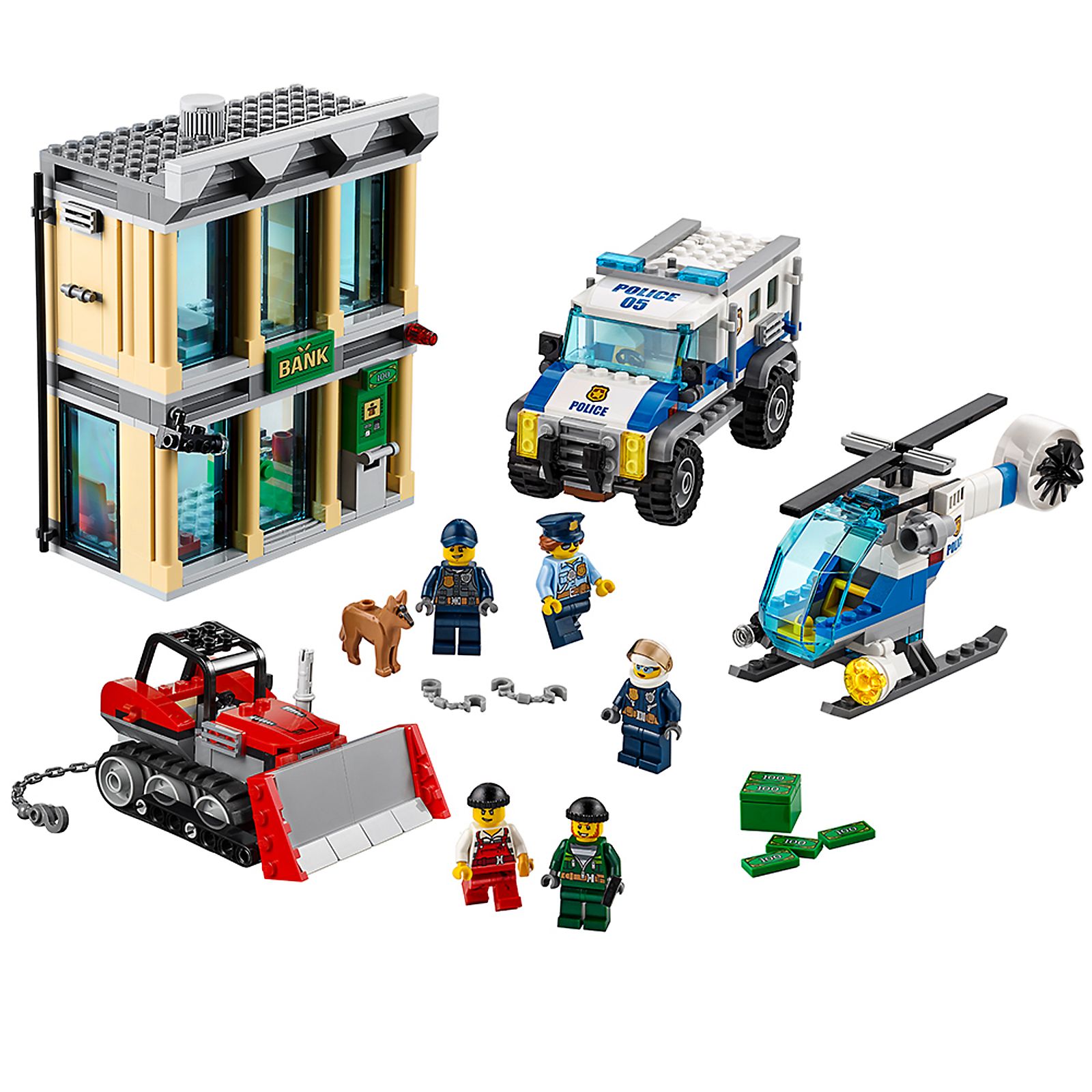 LEGO Huida con bulldozer (60140)